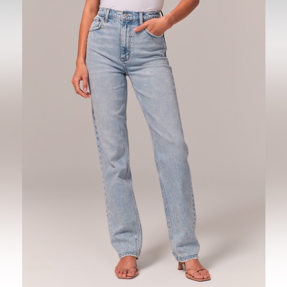 90s straight jean ultra high rise